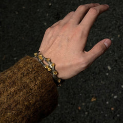 Gilded Peach Blossom Bracelet
