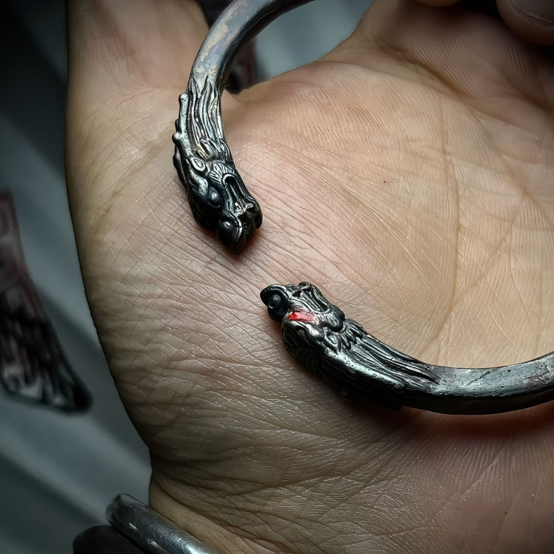 Thunder Dragon Silver Bracelet