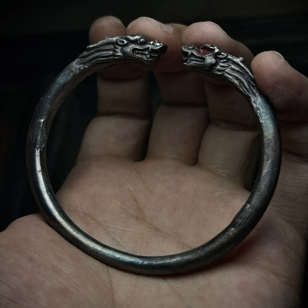 Thunder Dragon Silver Bracelet