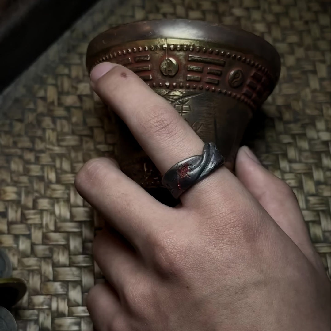 Lightning Sigil Wrap Ring