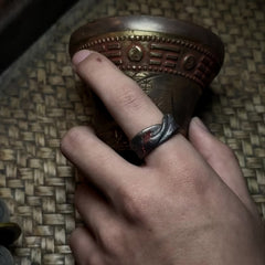 Lightning Sigil Wrap Ring