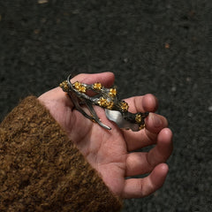 Gilded Peach Blossom Bracelet